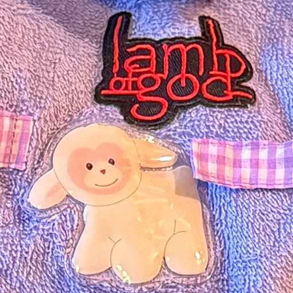 Lamb Of God Terrycloth Robe - Picture 2 of 4